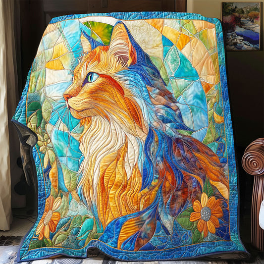 Havenly British Cat WP1002016CL Quilt