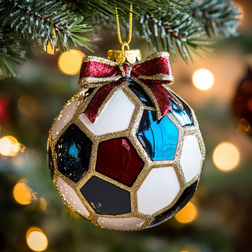 Soccer Ball CW2311045CL Christmas Ornament