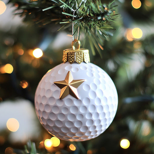 Golf Ball Winter Cheer WN2511021CL Christmas Ornament
