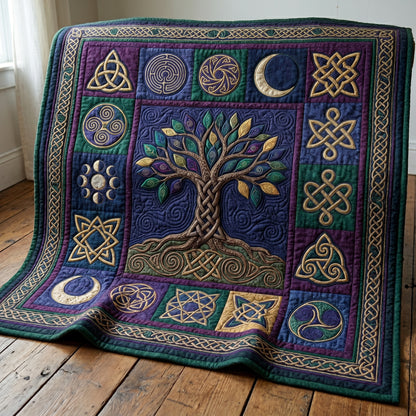 Purple Celtic Trinity XR2204012CL Quilt