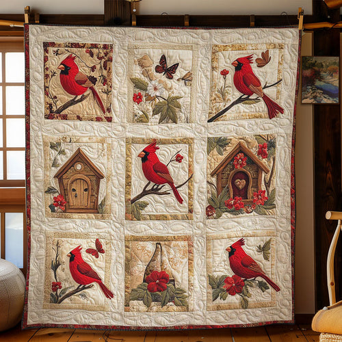 Silent Cardinals WN2002051CL Quilt