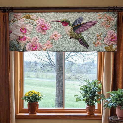 Hummingbird Melody WN1706056CL Quilted Valance