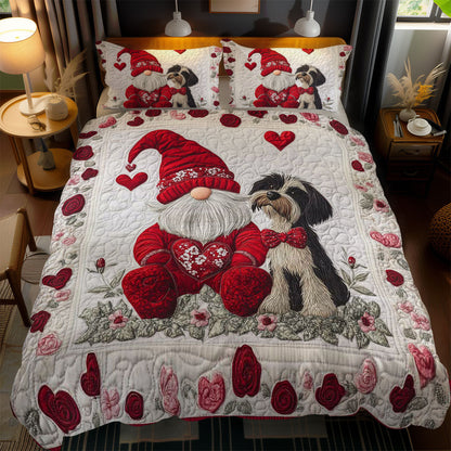 Valentine Gnome With Schnauzer WN0801110CL Duvet Cover Set