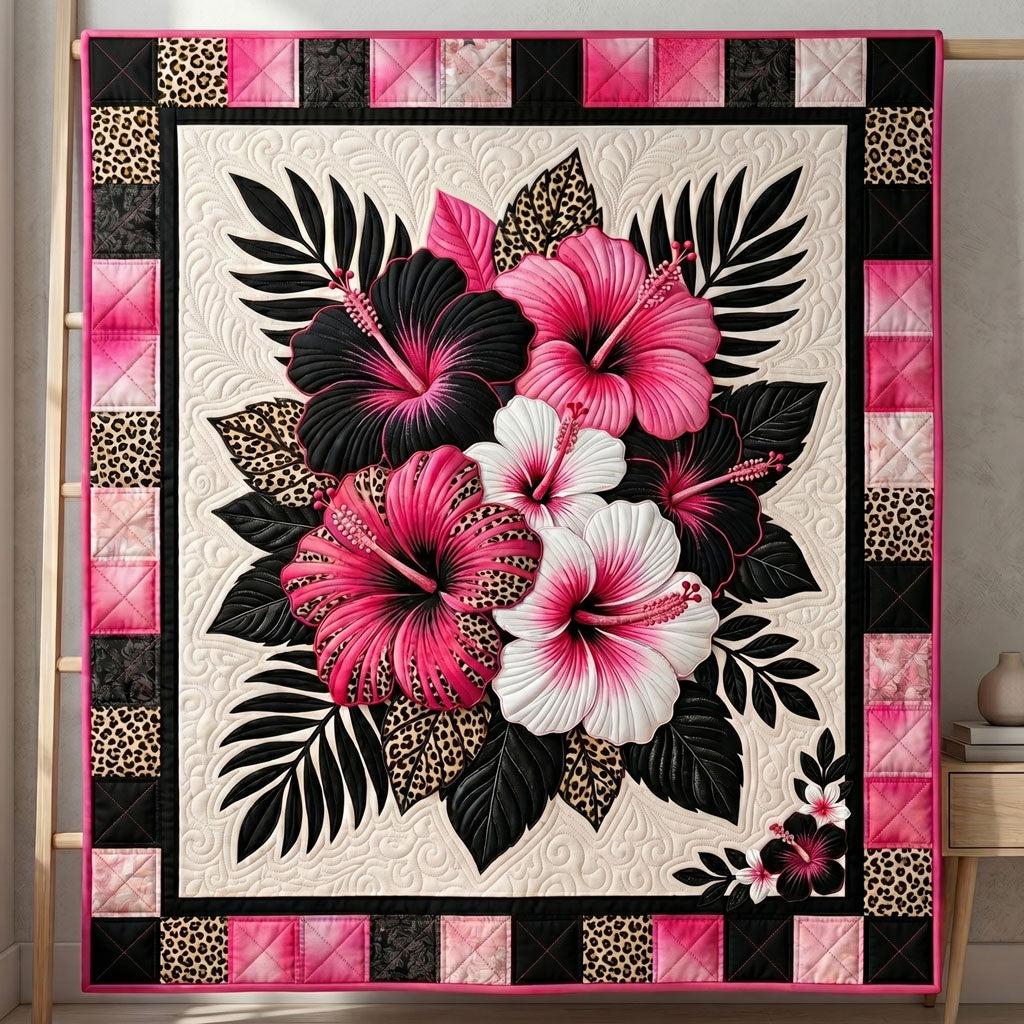 Bold Hibiscus Bloom WN0505007CL Quilt
