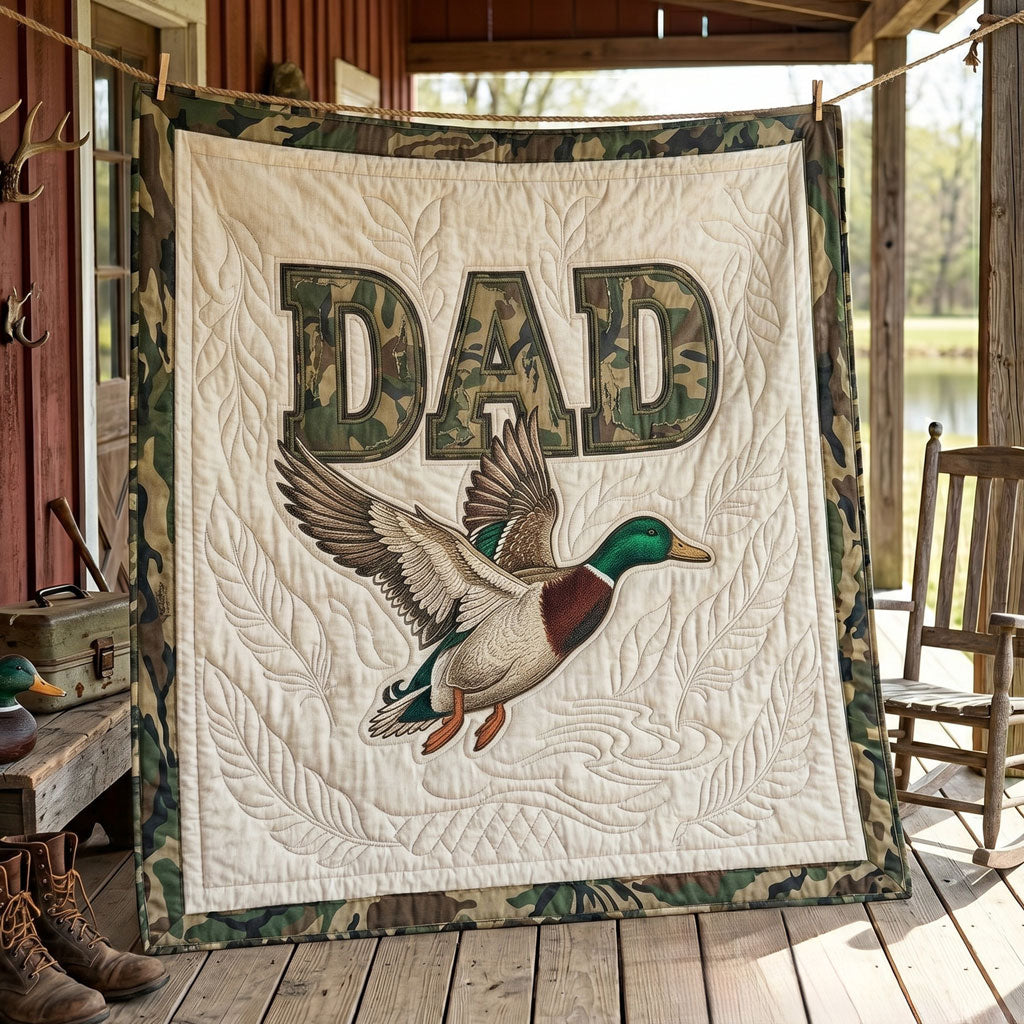 Camo Duck Dad WN1206002CL Quilt