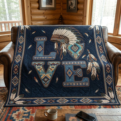 Blue Desert Love WN1106002CL Quilt