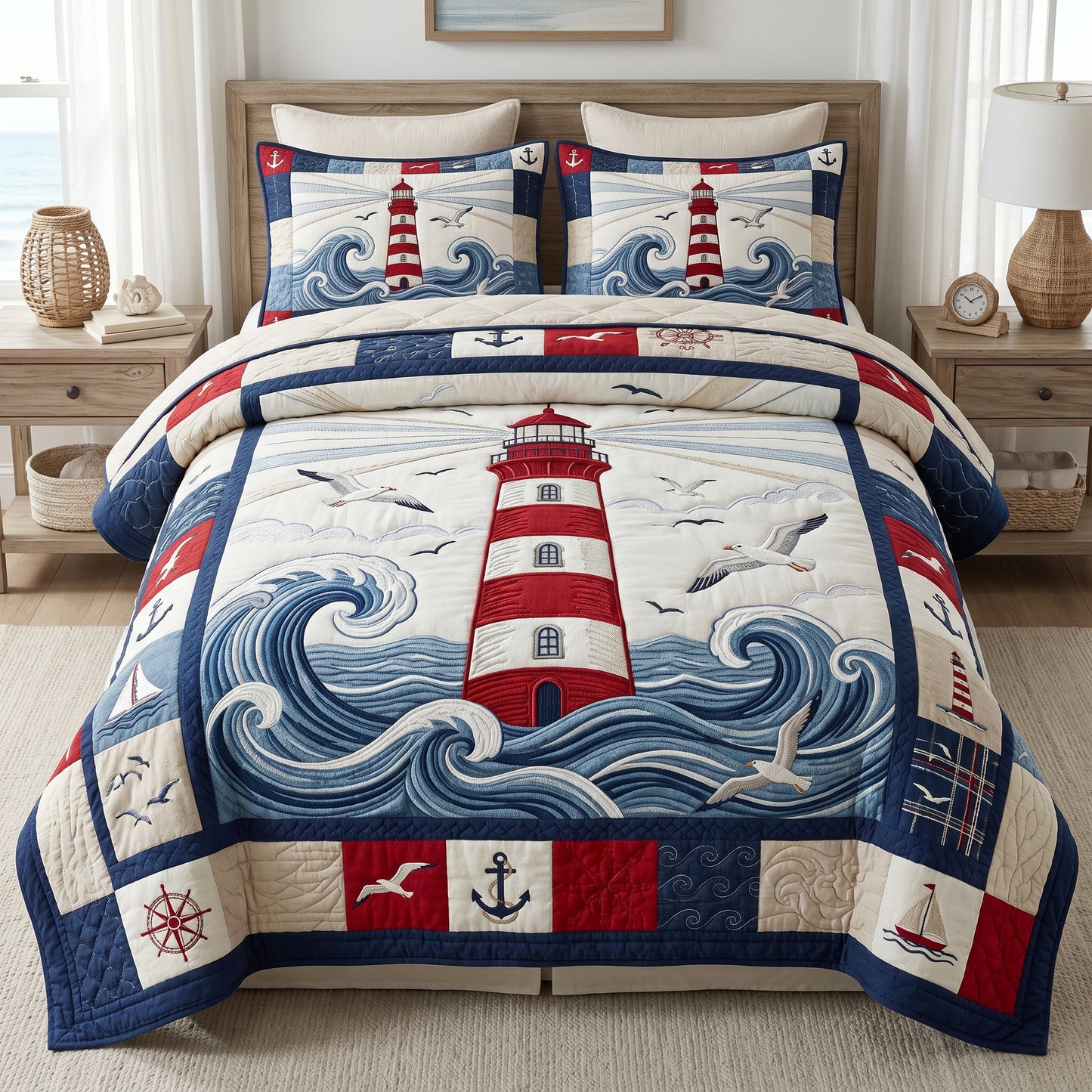 Harbor Light Dreams XR2105008CL Duvet Cover Set