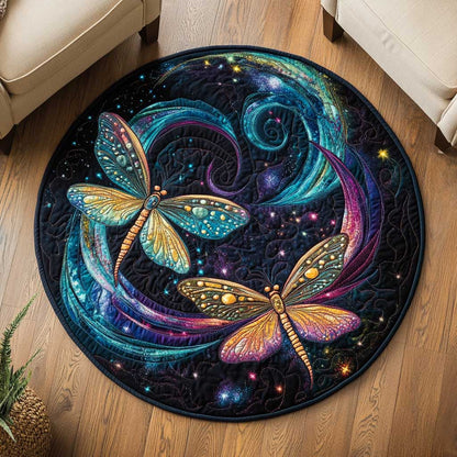 Stardust Dragonfly WN1803089CL Quilted Round Mat