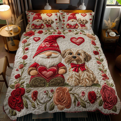 Puppy Love Gnome WN0801093CL Duvet Cover Set