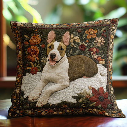 Blossom Bull Terrier WN0802094CL Quilt Pillow Case