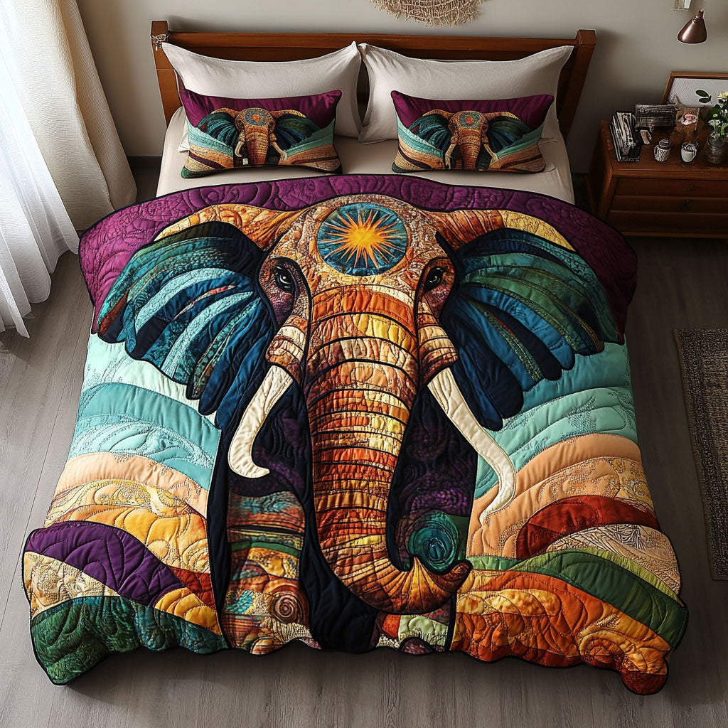 Deep Earth Elephant WN0801022CL Duvet Cover Set