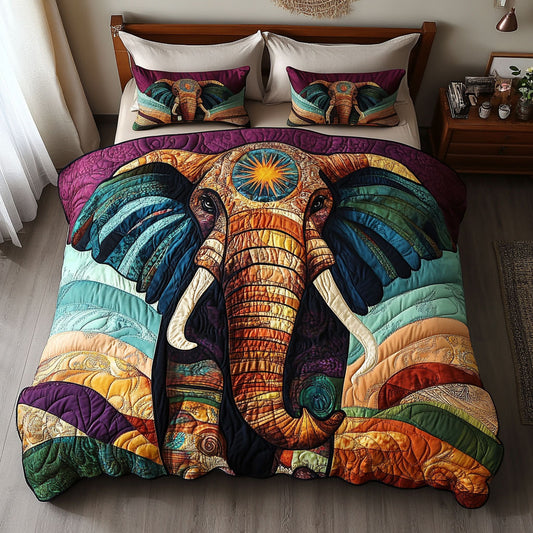 Deep Earth Elephant WN0801022CL Duvet Cover Set