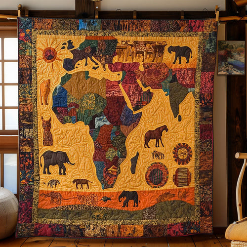 Mystical African Safari WN1103009CL Quilt