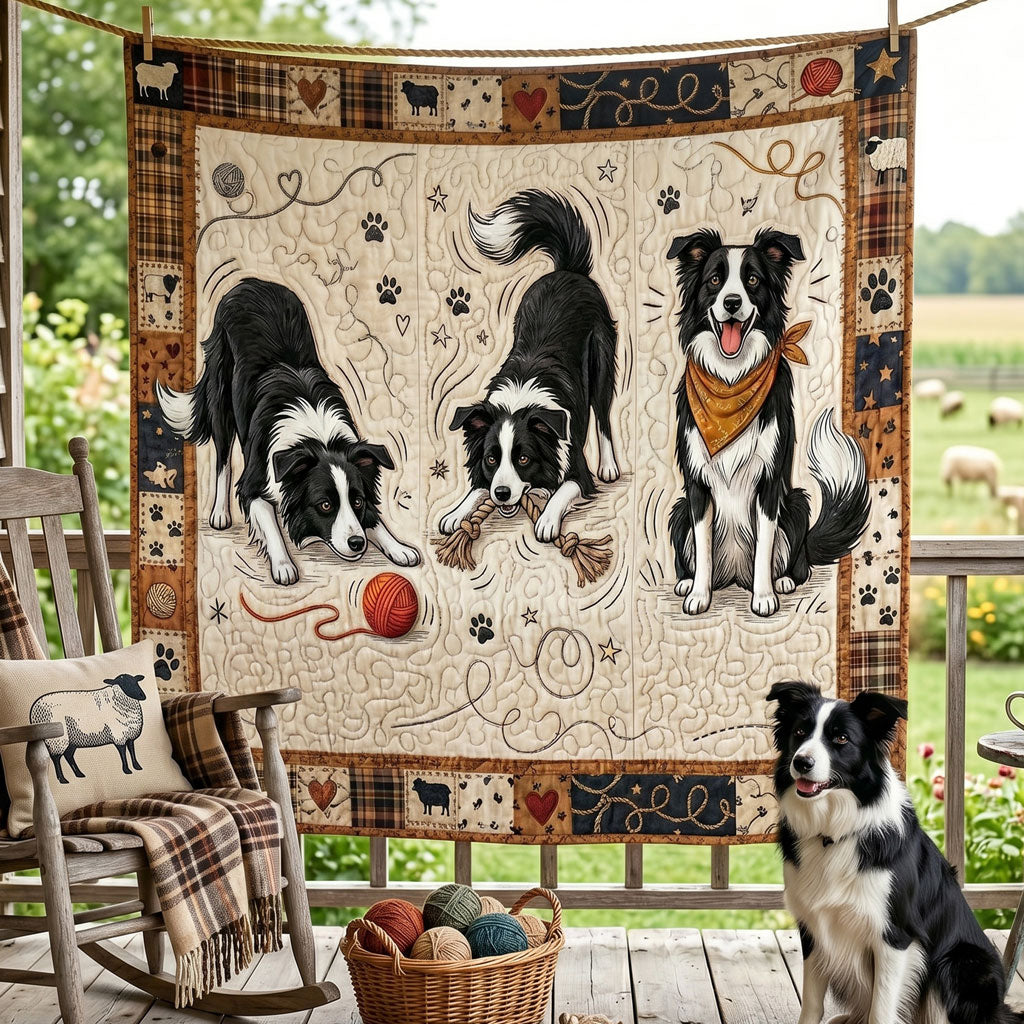 Border Collie Joy WN2905002CL Quilt