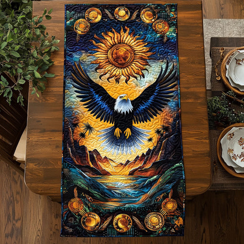 Celestial Eagle Pyramid WJ0307031CL Quilted Table Runner