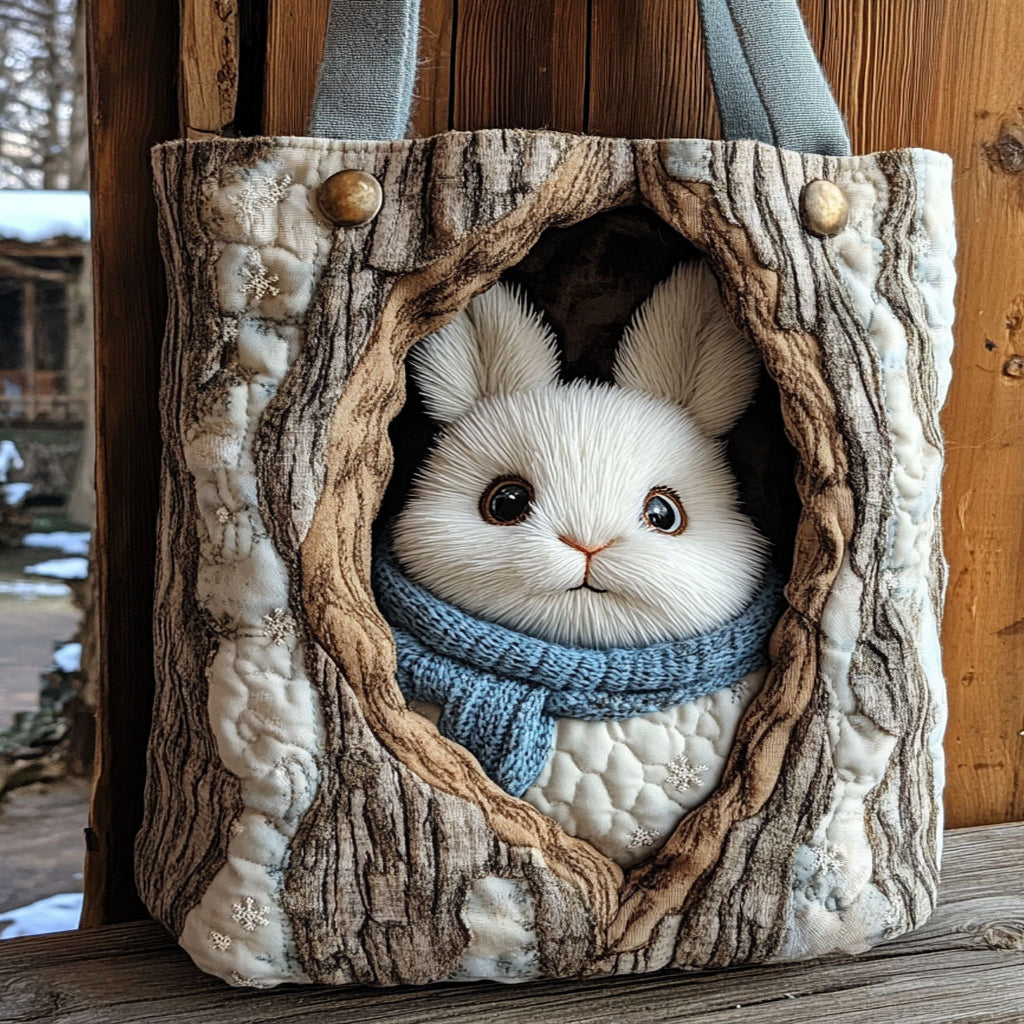 Forest Bunny CP0112156CL Quilted Tote Bag