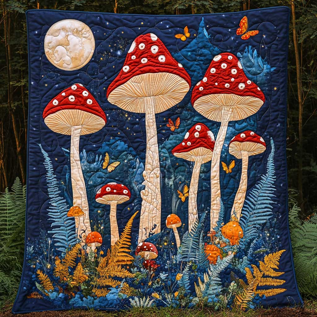 Giant Poison Mushroom WP2002036CL Quilt