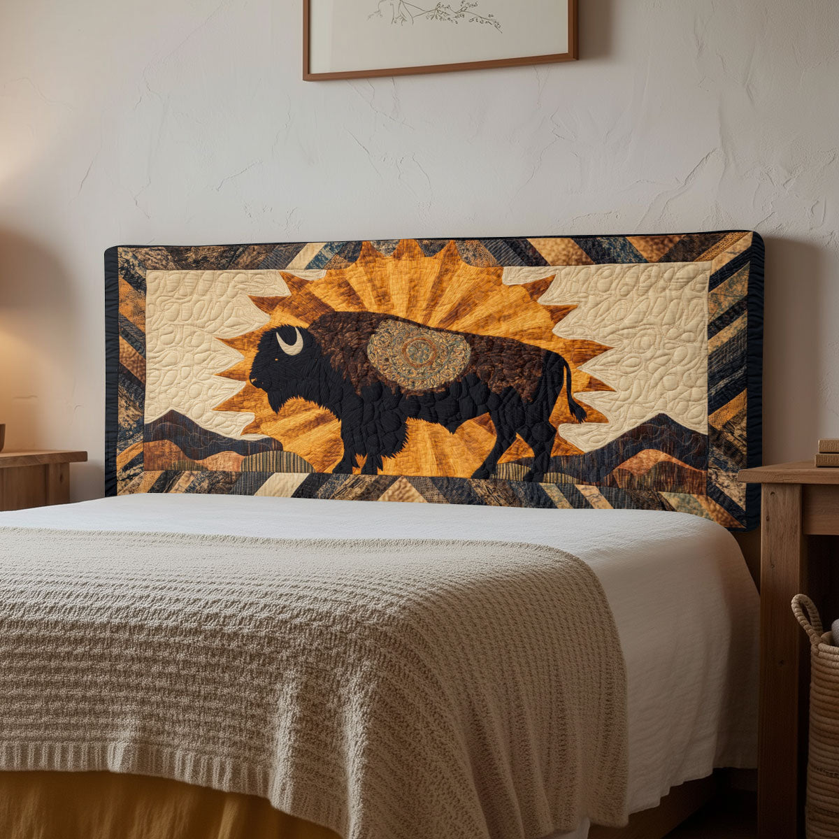 Native Bison CW1212031CL Quilted Headboard Slipcover