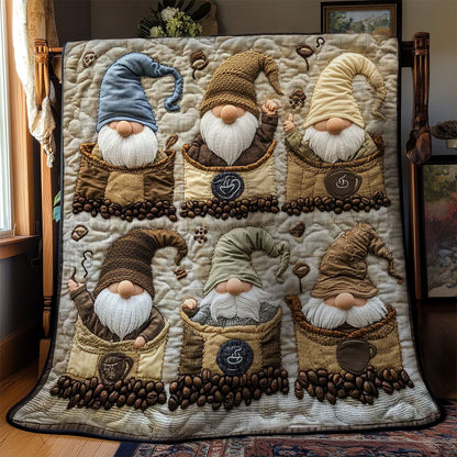 Golden Brew Gnome WN0503071CL Quilt