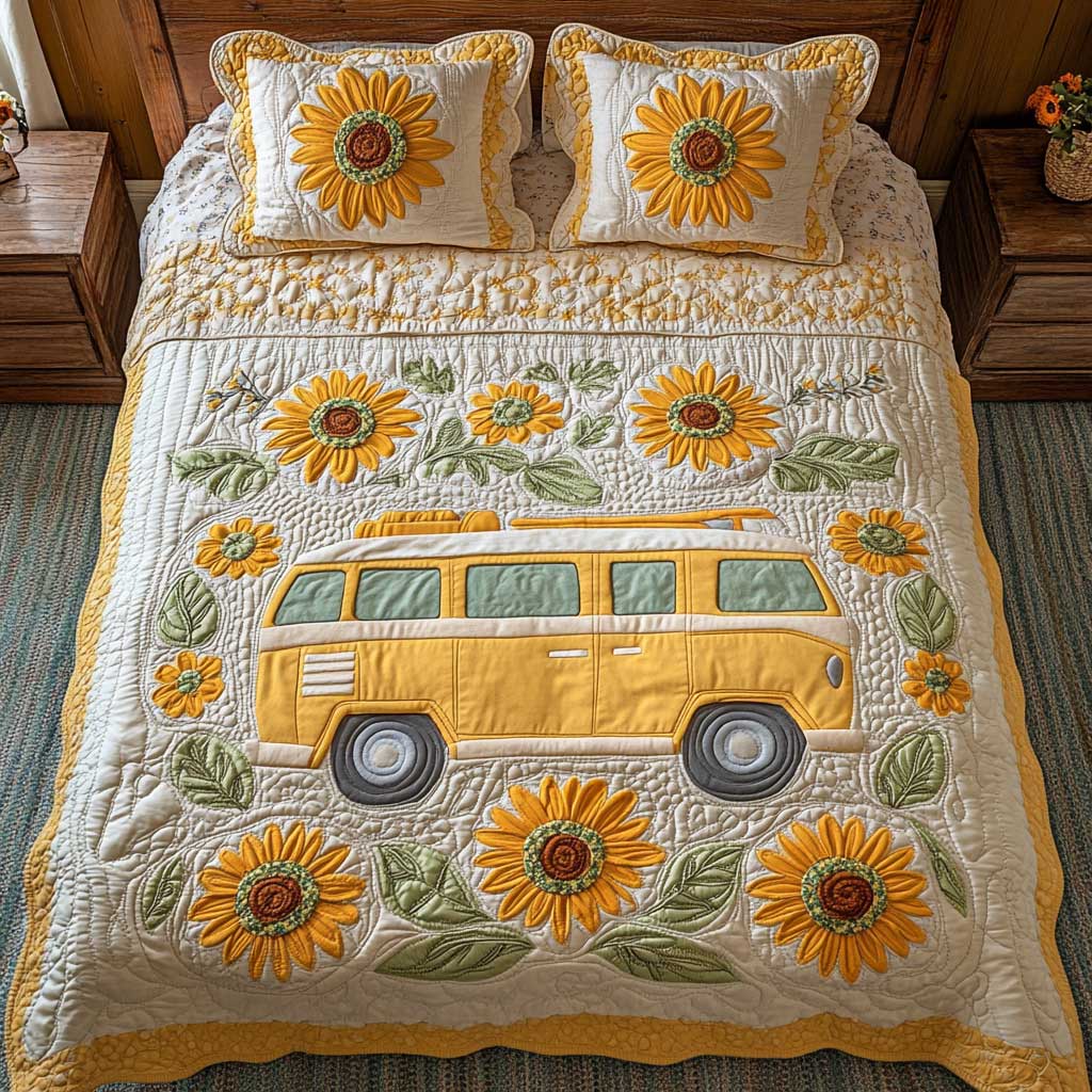 Hippie Van Sunflower WP0201028CL Duvet Cover Set