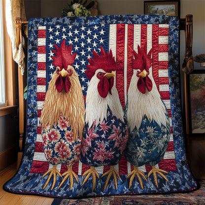 American Rooster Pride WN1002028CL Quilt