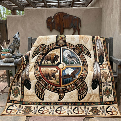 Four Spirits Of The Wilderness WN0506005CL Quilt