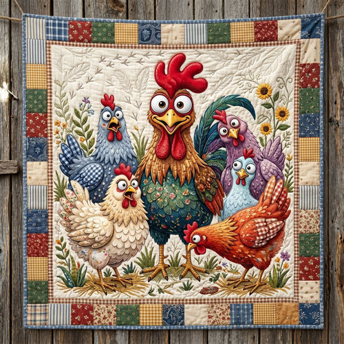 The Chicken Committee WN0406015CL Quilt