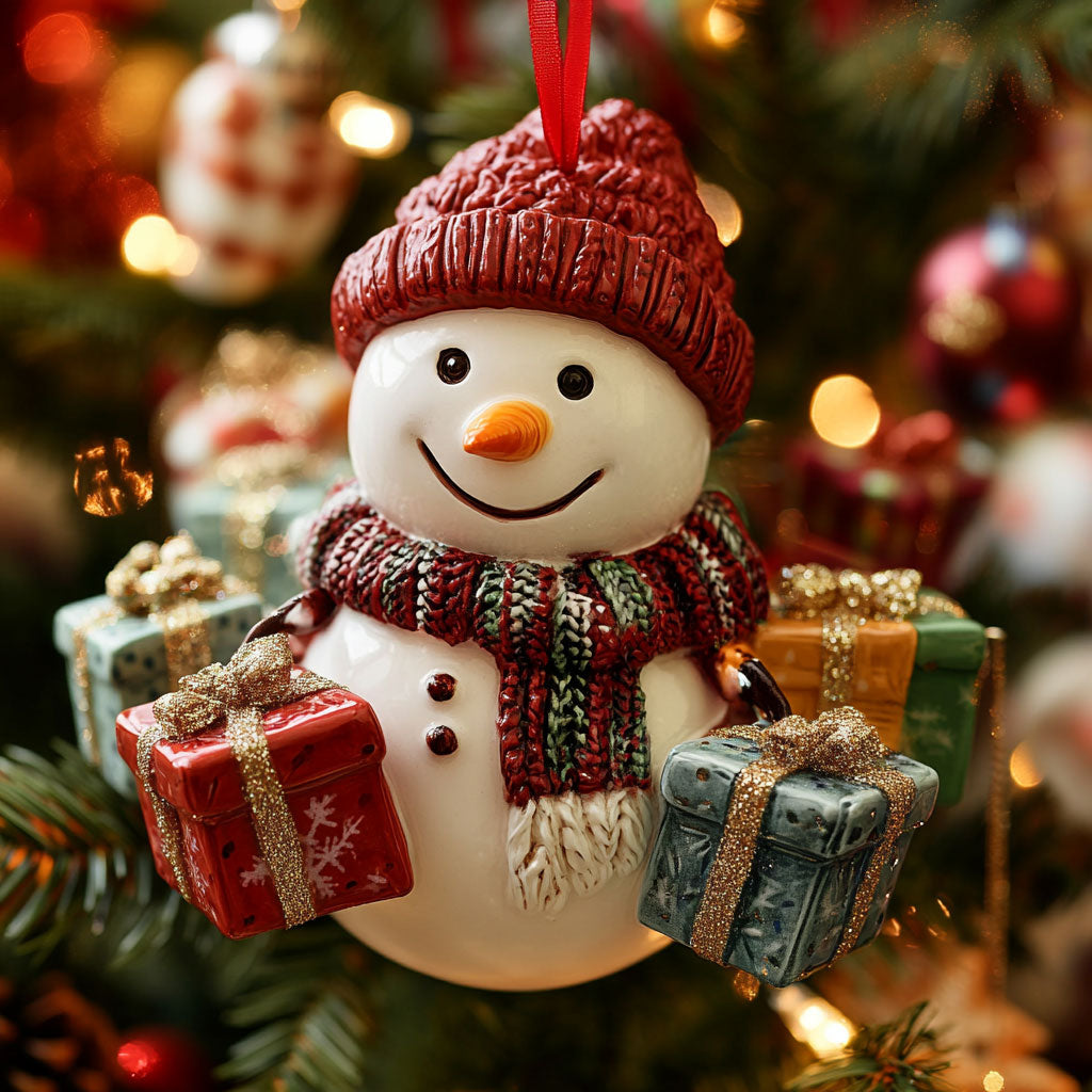 Snowman Gifts CW1310006CL Christmas Ornament