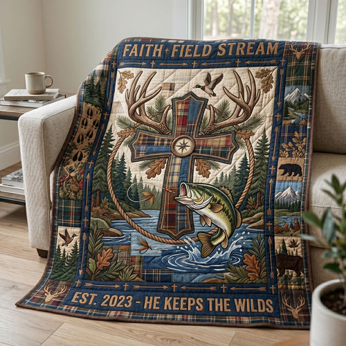 Guided By Faith Outdoors WN2104015CL Quilt