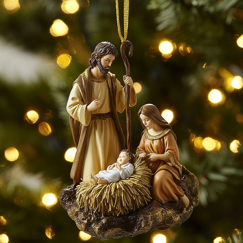 Nativity Grace CP0112123CL Christmas Ornament
