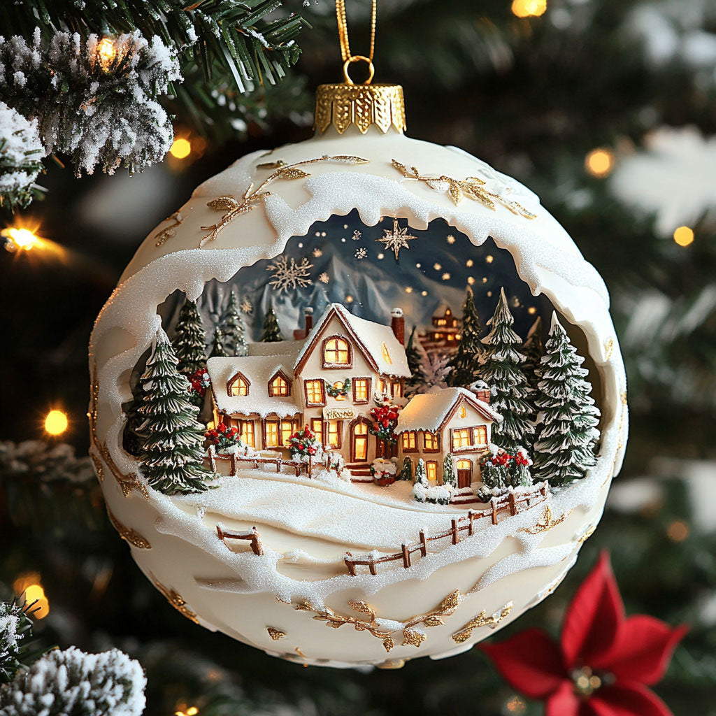 Merry Cabin CW2510050CL Christmas Ornament
