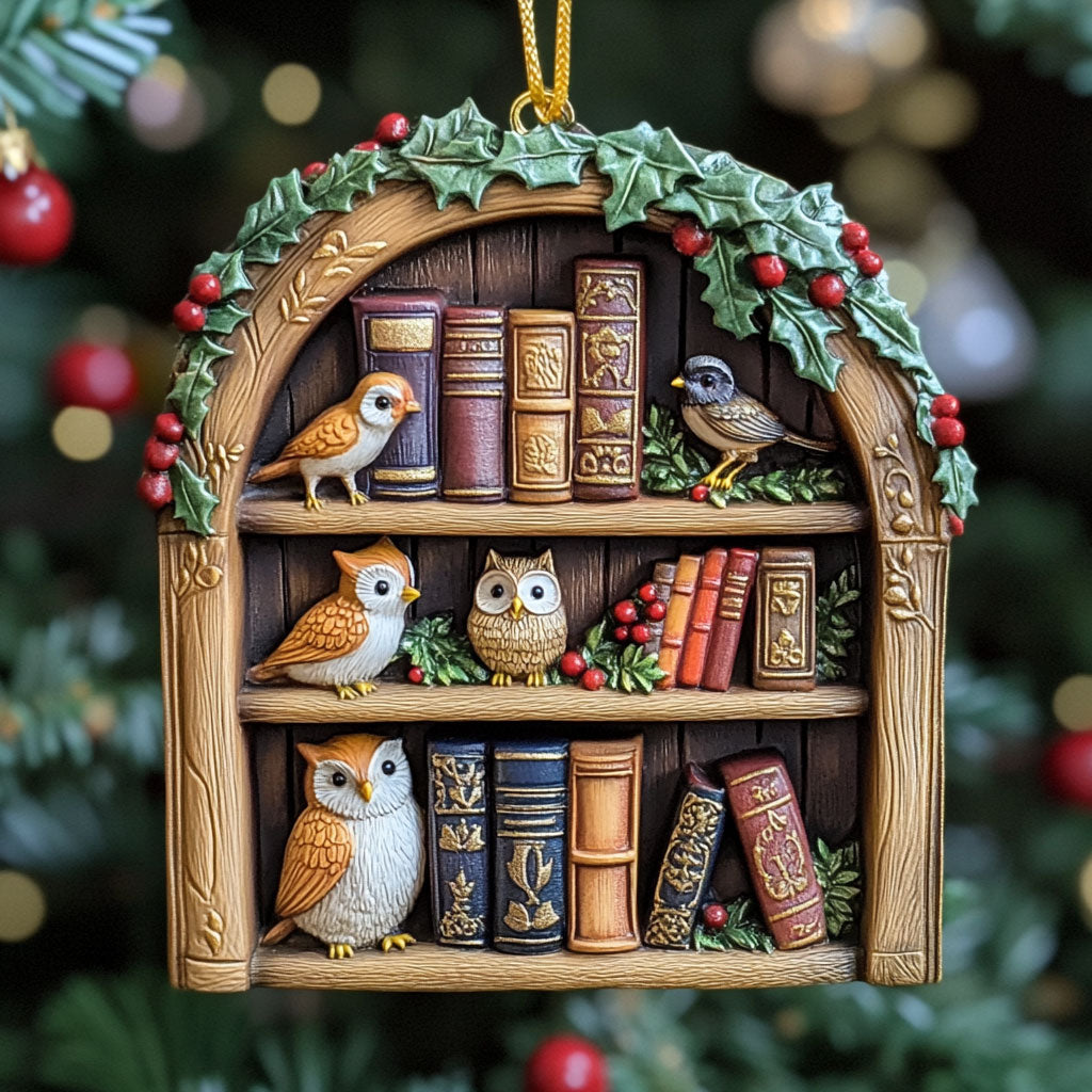 Holly Library CP2611028CL Christmas Ornament