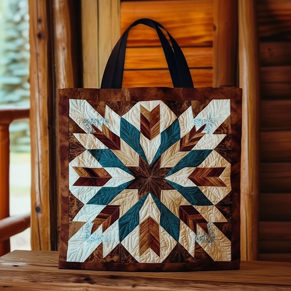 Native Spirit Star KL2711029CL Quilted Tote Bag