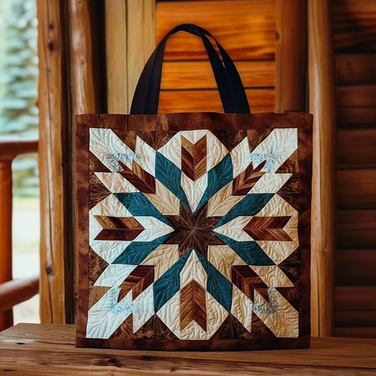 Native Spirit Star KL2711029CL Quilted Tote Bag