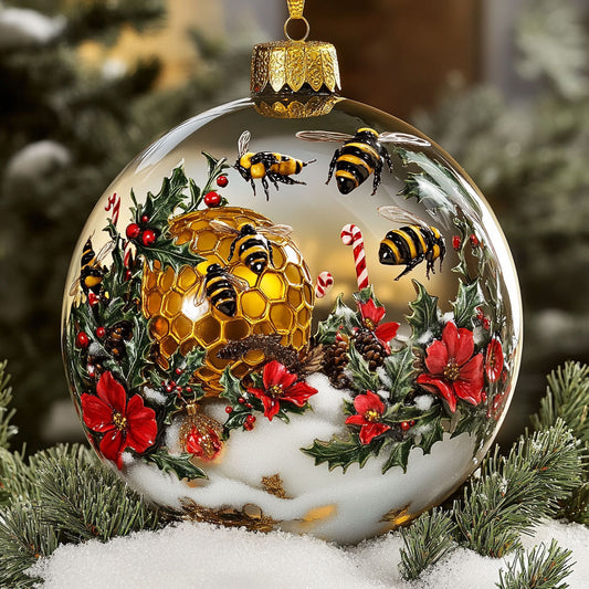 Honey Poppy Bee WN2210034CL Christmas Ornament