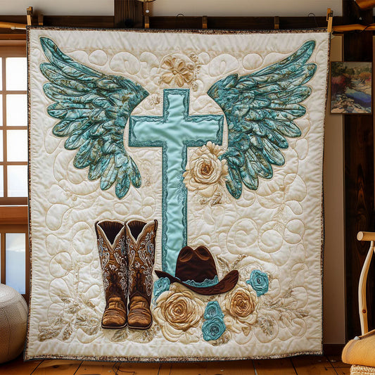 Cowboy's Cross WN2301003CL Quilt