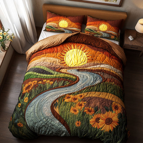 Warm Glow Sun WN1701083CL Duvet Cover Set