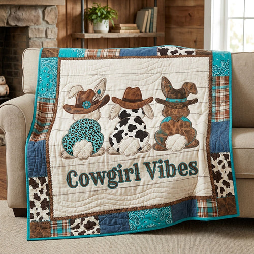 Cowgirl Vibes Bunny WN0904016CL Quilt