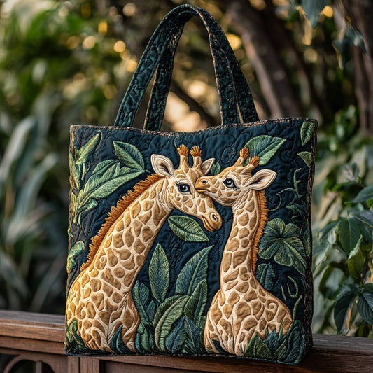 Giraffe Mom XR1811004CL Quilted Tote Bag