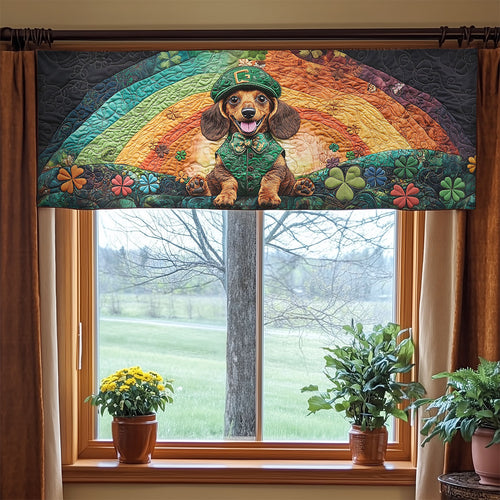 Celtic Dachshund WN0907013CL Quilted Valance