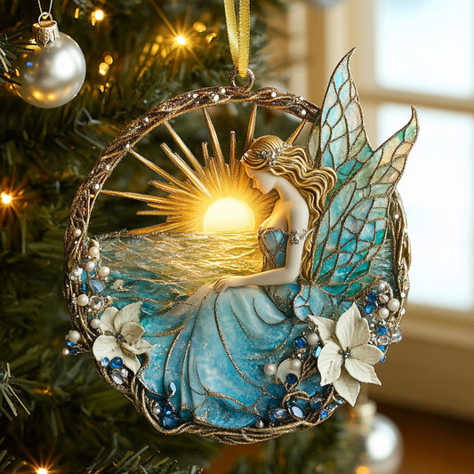 Halo Glow Fairy CW0412065CL Christmas Ornament