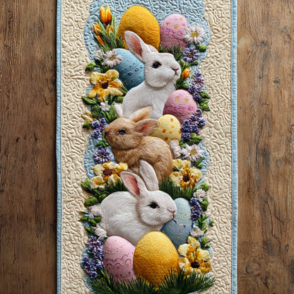 Bunny Bliss XR1201028CL Quilted Table Runner