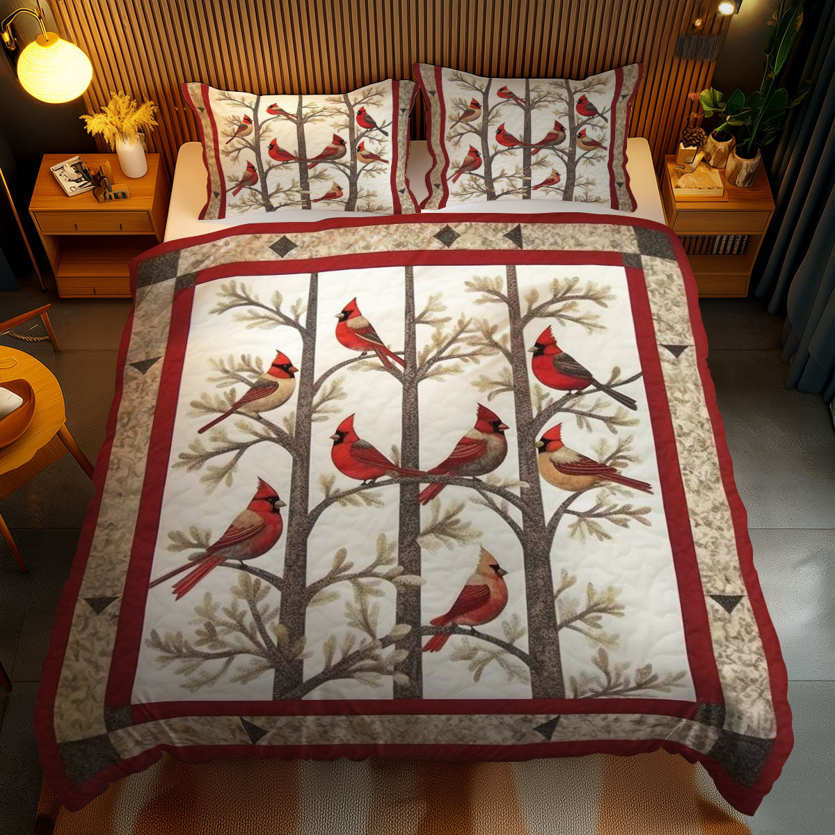 Cardinal Cheer WN2102067CL Duvet Cover Set