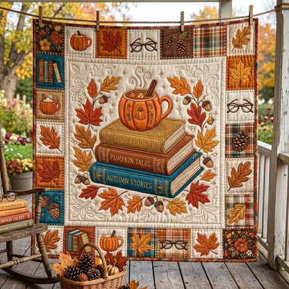 Autumn Stories And Pumpkin Sips WN2006005CL Quilt