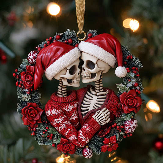 Skeleton Kiss CP2411209CL Christmas Ornament