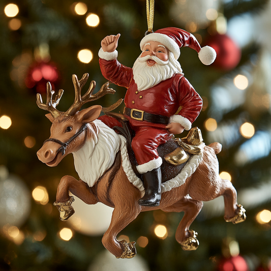 Festive Ride CP2811018CL Christmas Ornament