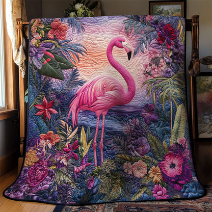 Blooming Flamingo WN1501055CL Quilt