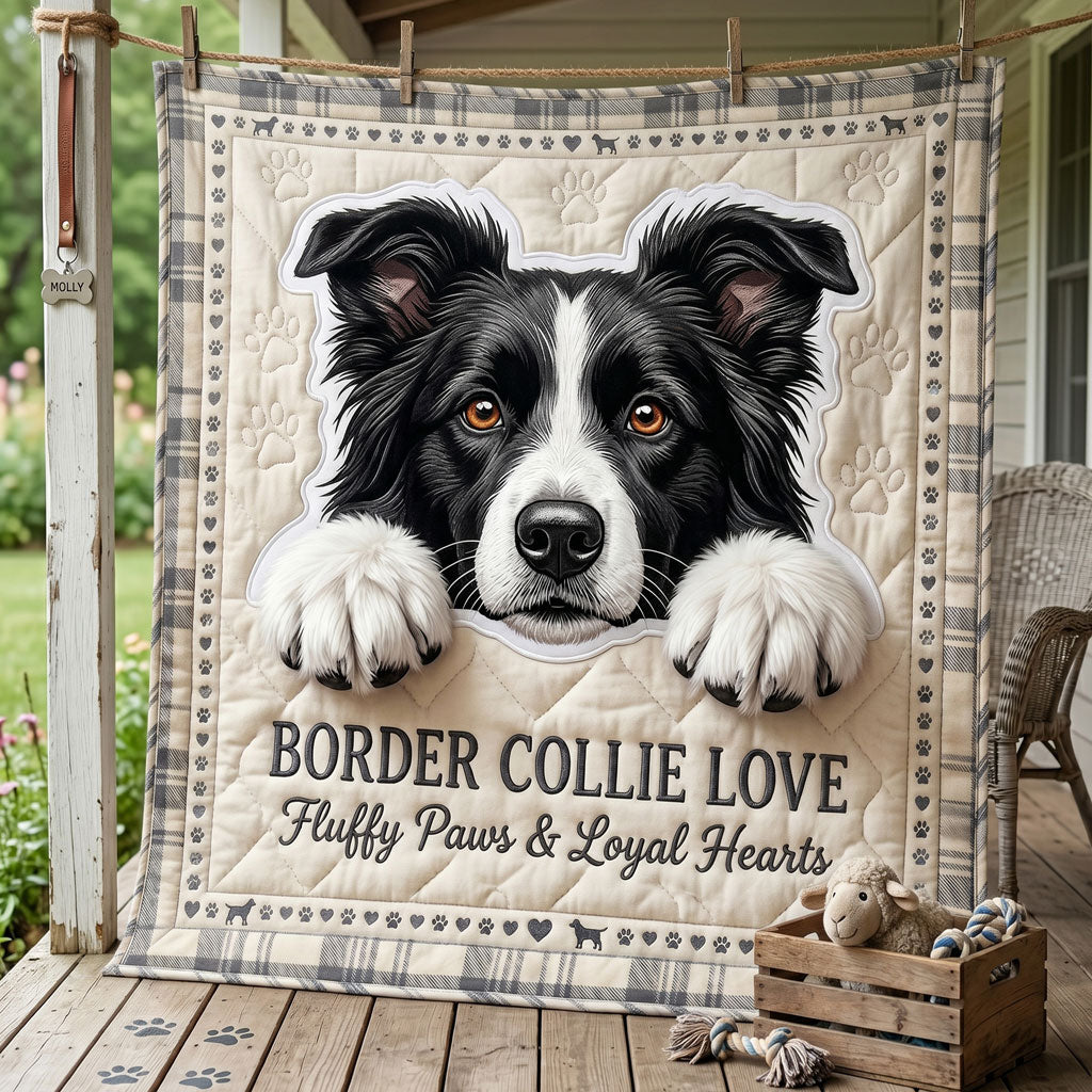 Fluffy Paws And Loyal Hearts WN2805009CL Quilt