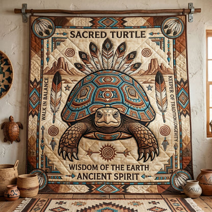 Sacred Turtle Wisdom WN0906011CL Quilt
