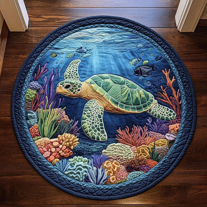 Sea Guardian CP1301031CL Quilted Round Mat